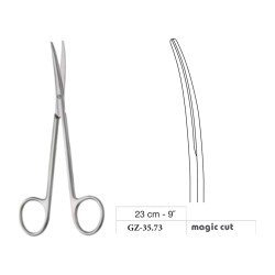 Metzenbaum-Slim Scissors, Curved, Magic Cut, 23 cm - 9˝ Metzenbaum-Slim Scissors, Curved, Magic Cut, 23 cm - 9˝