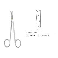 Metzenbaum Baby Scissors, Straight, Standard, 12 cm - 4-3/4˝