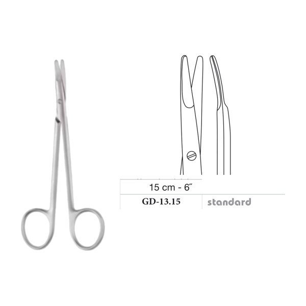 Ragnell-Kilner Scissors, Curved, Standard, 15 cm - 6˝ Ragnell-Kilner Scissors, Curved, Standard, 15 cm - 6˝