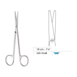 Metzenbaum Scissors, Straight, Tungsten Carbide, 18 cm - 7-1/8˝ Metzenbaum Scissors, Straight, Tungsten Carbide, 18 cm - 7-1/8˝