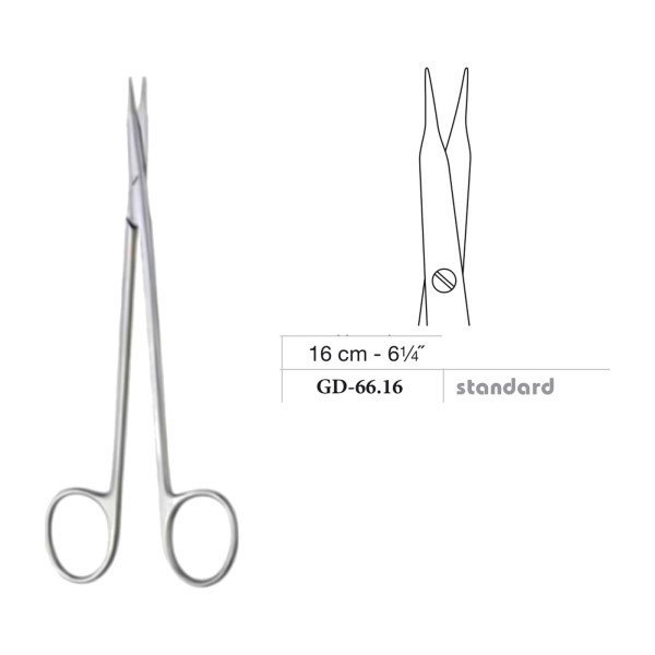 Reynolds (Jameson) Scissors, Straight, Standard, 16 cm - 6-1/4˝ Reynolds (Jameson) Scissors, Straight, Standard, 16 cm - 6-1/4˝