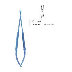Micro Dissecting Scissors, Titanium, Straight, 15 cm - 6˝ Micro Dissecting Scissors, Titanium, Straight, 15 cm - 6˝