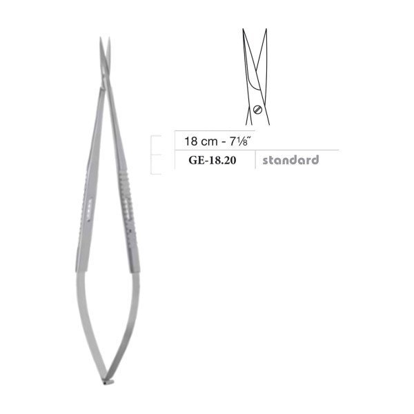 Micro Dissecting Scissors, Straight, 18 cm - 7-1/8˝