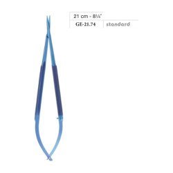 Micro Scissors, Round Handle, Titanium, Straight, 21 cm - 8-1/4˝ Micro Scissors, Round Handle, Titanium, Straight, 21 cm - 8-1/4˝