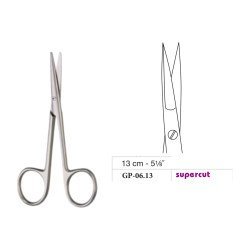 Delicate Scissors, Sharp/Sharp, Straight, Supercut, 13 cm - 5-1/8˝