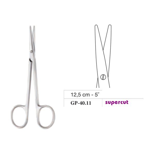 Knapp Scissors, Straight, Supercut, 12.5 cm - 5˝