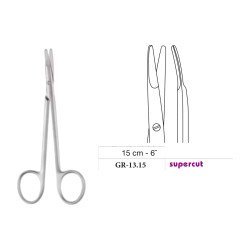 Ragnell-Kilner Scissors, Curved, Supercut, 15 cm - 6˝