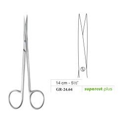 Metzenbaum Slim Scissors, Straight, Supercut Plus, 14 cm - 5-1/2˝