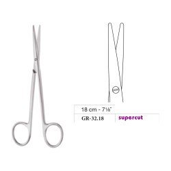 Metzenbaum Scissors, Straight, Supercut, 18 cm - 7-1/8˝