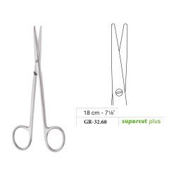 Metzenbaum Scissors, Straight, Supercut Plus, 18 cm - 7-1/8˝