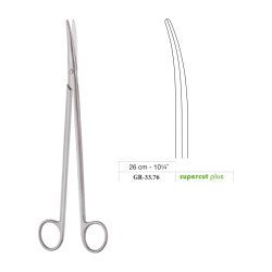 Metzenbaum Scissors, Curved, Supercut Plus, 26 cm - 10-1/4˝ Metzenbaum Scissors, Curved, Supercut Plus, 26 cm - 10-1/4˝