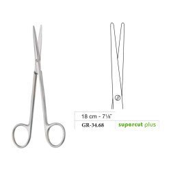 Metzenbaum-Slim Scissors, Straight, Supercut Plus, 18 cm - 7-1/8˝ Metzenbaum-Slim Scissors, Straight, Supercut Plus, 18 cm - 7-1/8˝