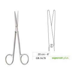 Metzenbaum-Slim Scissors, Straight, Supercut Plus, 20 cm - 8˝ Metzenbaum-Slim Scissors, Straight, Supercut Plus, 20 cm - 8˝