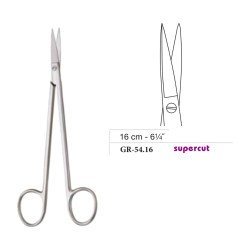 Kelly Scissors, Straight, Supercut, 16 cm - 6-1/4˝