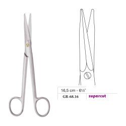 Fanous Dissecting Scissors, Straight, Supercut, 16.5 cm - 6-1/2˝ Fanous Dissecting Scissors, Straight, Supercut, 16.5 cm - 6-1/2˝