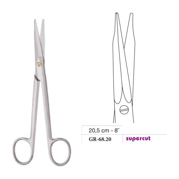 Fanous Dissecting Scissors, Straight, Supercut, 20.5 cm - 8˝ Fanous Dissecting Scissors, Straight, Supercut, 20.5 cm - 8˝