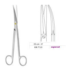 Kaye Scissors, Curved, Supercut, 23 cm - 9˝ Kaye Scissors, Curved, Supercut, 23 cm - 9˝