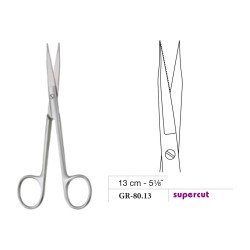 Fox Scissors, Straight, Supercut, 13 cm - 5-1/8˝