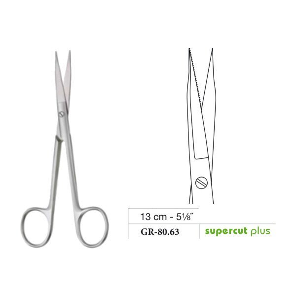 Fox Scissors, Straight, Supercut Plus, 13 cm - 5-1/8˝