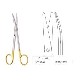 Mayo-Stille Scissors, Curved, Magic Cut, 15 cm - 6˝