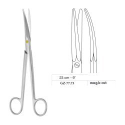Kaye Scissors, Curved, Magic Cut, 23 cm - 9˝ Kaye Scissors, Curved, Magic Cut, 23 cm - 9˝