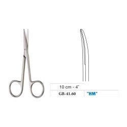 Lexer Baby Scissors, Curved, Tungsten Carbide, 10 cm - 4˝ Lexer Baby Scissors, Curved, Tungsten Carbide, 10 cm - 4˝