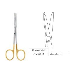 Spencer Stitch Scissors, Slender, Straight, 12 cm - 4-3/4˝ Spencer Stitch Scissors, Slender, Straight, 12 cm - 4-3/4˝