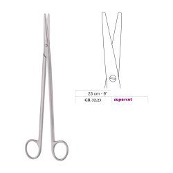 Metzenbaum Scissors, Straight, Supercut, 23 cm - 9˝