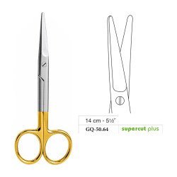 Mayo Operating Scissors, Straight, Supercut Plus, 14 cm - 5-1/2˝