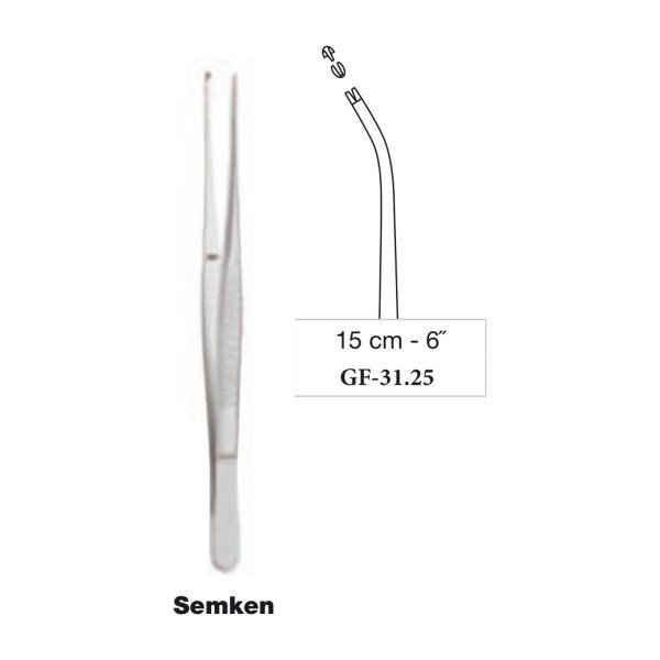 Semken Tissue Forceps Curved 15 cm - 6˝ Semken Tissue Forceps Curved 15 cm - 6˝