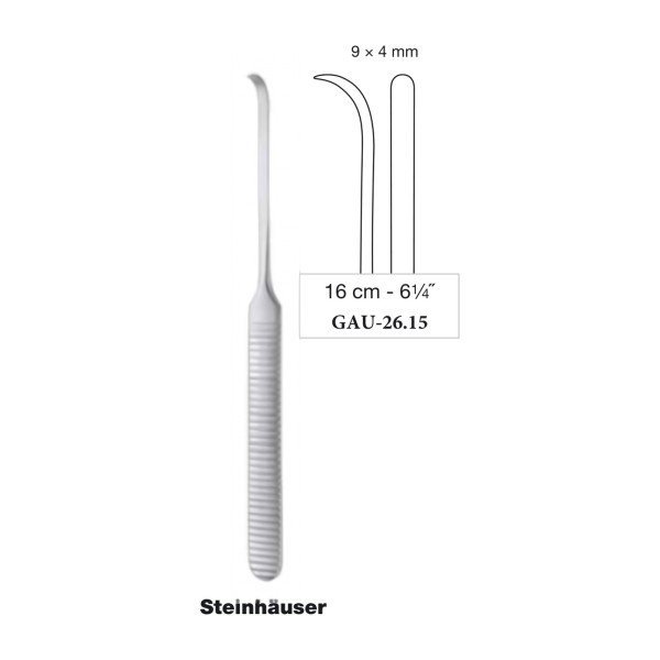Steinhäuser Orbital Floor Raspatory 16 cm - 6-1/4˝, 9 x 4 mm