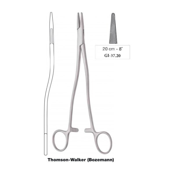 Thomson-Walker (Bozemann) Needle Holder 20 cm - 8˝ Thomson-Walker (Bozemann) Needle Holder 20 cm - 8˝