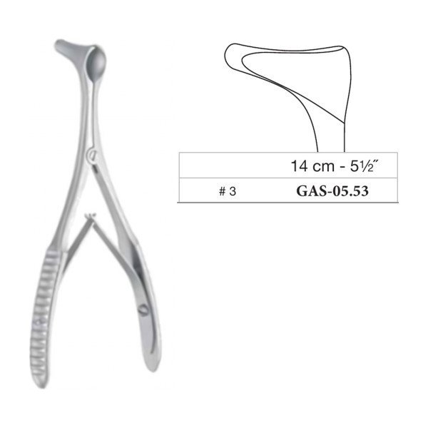Vienna (Modified Wien) Nasal Speculum No. 3, 14 cm - 5-1/2˝