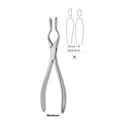 Walsham Nasal Septum Forceps 23 cm - 9˝, Right