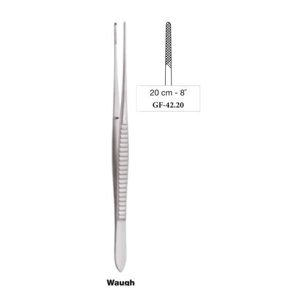 Waugh Dressing Forceps 20 cm - 8˝
