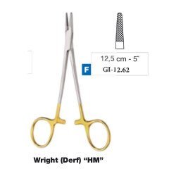 Wright (Derf) Tungsten Carbide Needle Holder 12.5 cm - 5˝ Wright (Derf) Tungsten Carbide Needle Holder 12.5 cm - 5˝