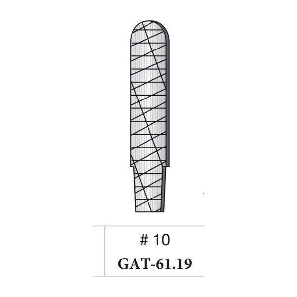 X-Change Nasal Rasp Tip #10, Tungsten Carbide (HM)