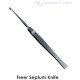  Freer Septum Knife, D-Shaped 16cm