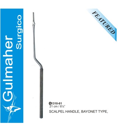 Scalpel Handle bayonet Shape 8 1/4"- 21CM