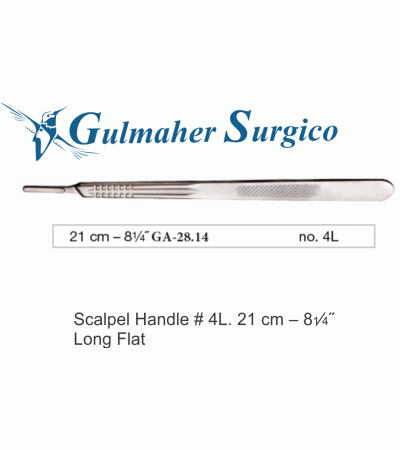 Scalpel Handle No. 4L, Long 21 cm – 81⁄4˝