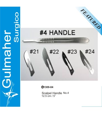 SCALPEL HANDLE NO. 4, STANDARD