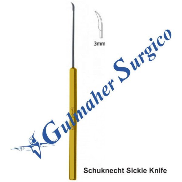 Schuknecht Sickle Knife 3mm, 14.5cm, 5 3⁄4" Schuknecht Sickle Knife 3mm, 14.5cm, 5 3⁄4"