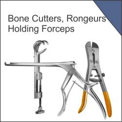 Bone Cutters, Rongeurs - Holding Forceps