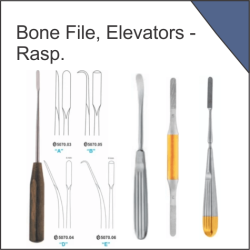 Bone File, Elevators - Raspatories