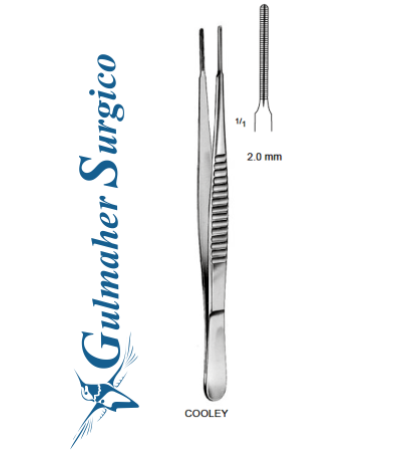 Cooley Vascular Tissue Forceps 6" & 8"