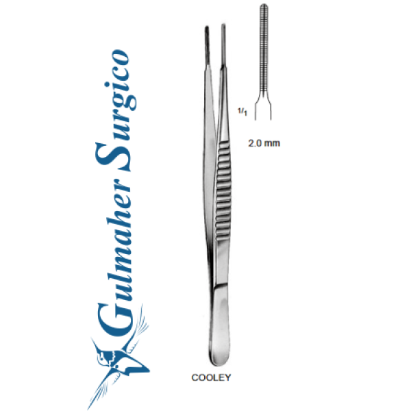 Cooley Vascular Tissue Forceps 6" & 8" Cooley Vascular Tissue Forceps 6" & 8"
