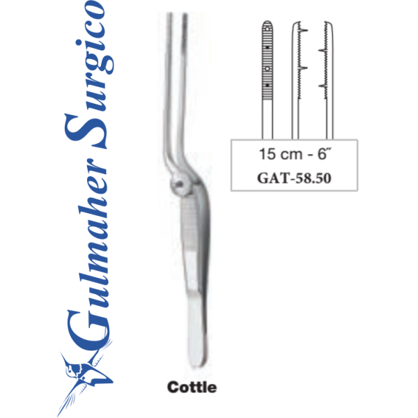 Cottle Tissue Grasping Forceps 15cm - 6"