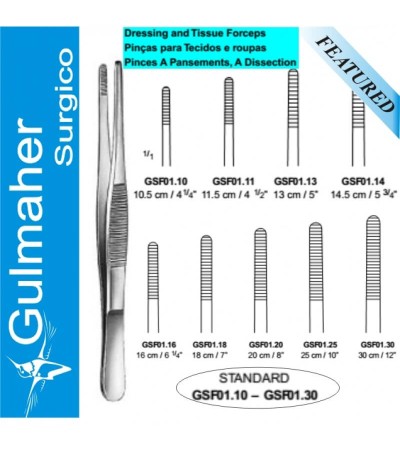 Dressing Forceps Standard Straight